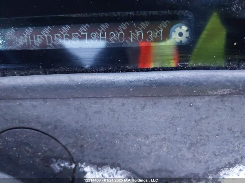 2008 Acura Csx VIN: 2HHFD56578H201039 Lot: 12214408