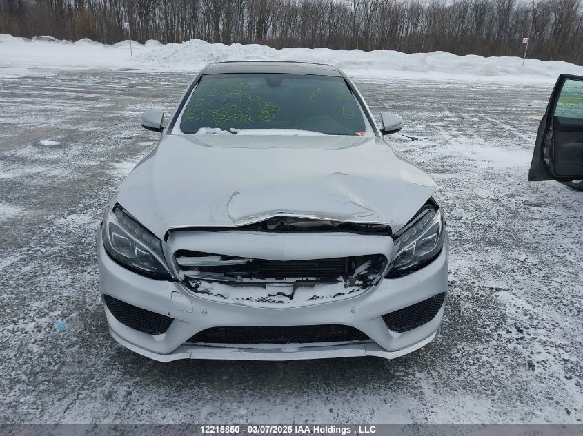 2015 Mercedes-Benz C 300 4Matic VIN: 55SWF4KB6FU038288 Lot: 12215850