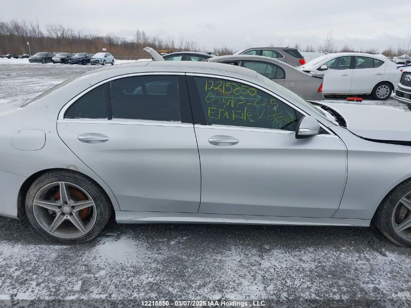 2015 Mercedes-Benz C 300 4Matic VIN: 55SWF4KB6FU038288 Lot: 12215850