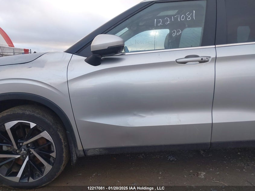 2022 Mitsubishi Outlander Se/Black Edition VIN: JA4J4UA81NZ620034 Lot: 12217081