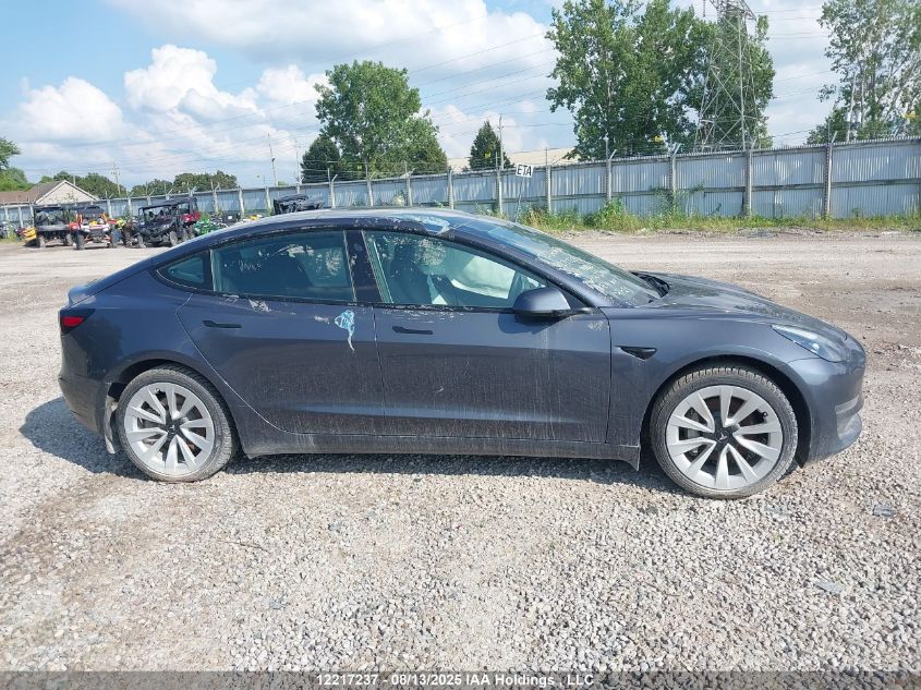 2023 Tesla Model 3 VIN: 5YJ3E1EAXPF472482 Lot: 12217237