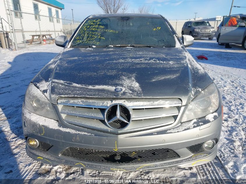 2009 Mercedes-Benz C-Class VIN: WDDGF81X09F333452 Lot: 12217538