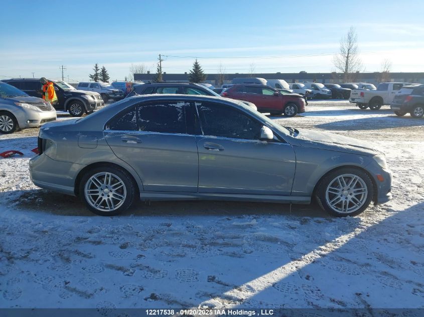 2009 Mercedes-Benz C-Class VIN: WDDGF81X09F333452 Lot: 12217538