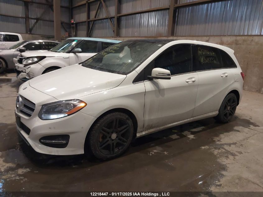 2015 Mercedes-Benz B-Class VIN: WDDMH4GB4FJ328832 Lot: 12218447