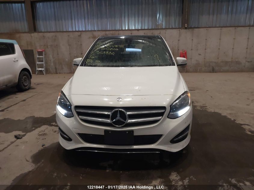 2015 Mercedes-Benz B-Class VIN: WDDMH4GB4FJ328832 Lot: 12218447