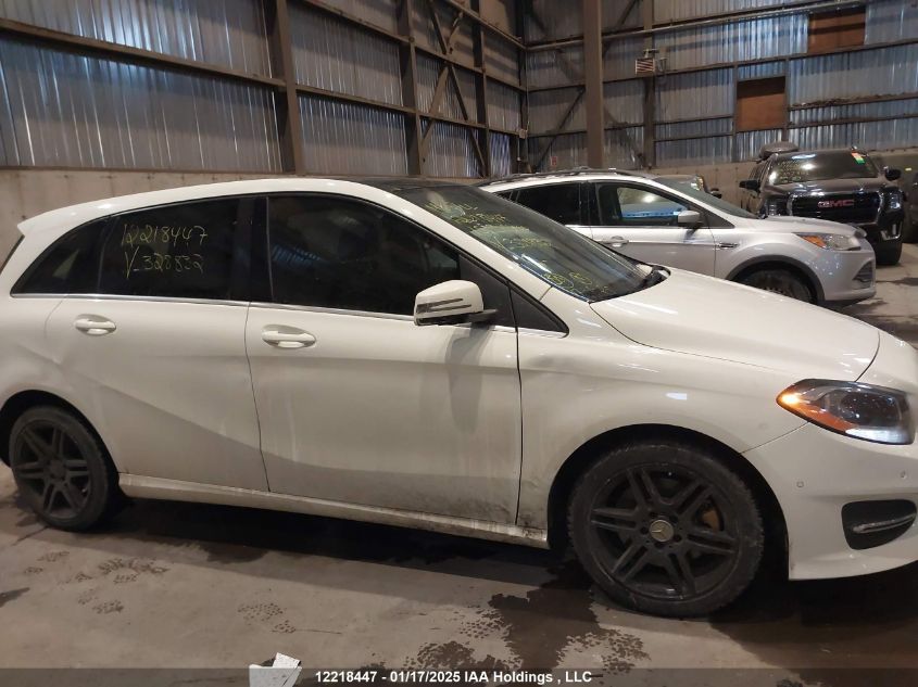 2015 Mercedes-Benz B-Class VIN: WDDMH4GB4FJ328832 Lot: 12218447