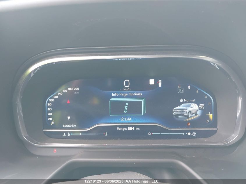 2022 Chevrolet Tahoe K1500 Lt VIN: 1GNSKNKT5NR344893 Lot: 12219129