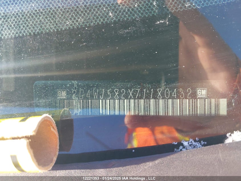 2007 Buick Allure Cxl VIN: 2G4WJ582X71180432 Lot: 12221353