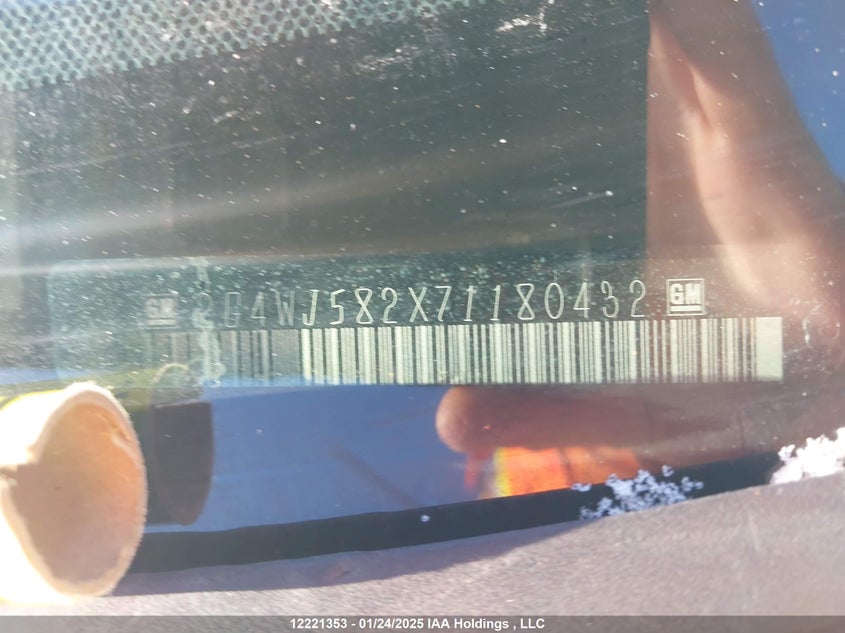 2007 Buick Allure Cxl VIN: 2G4WJ582X71180432 Lot: 12221353