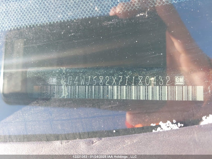 2007 Buick Allure Cxl VIN: 2G4WJ582X71180432 Lot: 12221353