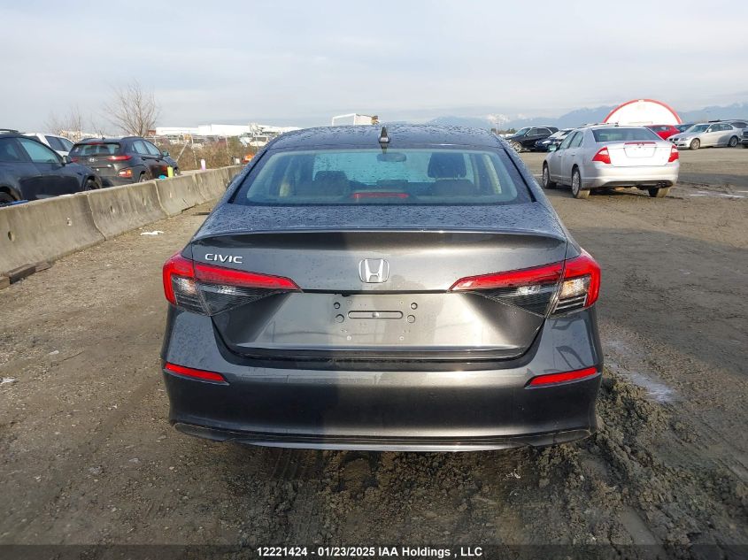 2022 Honda Civic Lx VIN: 2HGFE2F26NH116498 Lot: 12221424