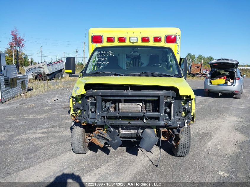 2017 Ford Econoline E350 Super Duty Ctway Van VIN: 1FDWE3FS4HDC19758 Lot: 12221599