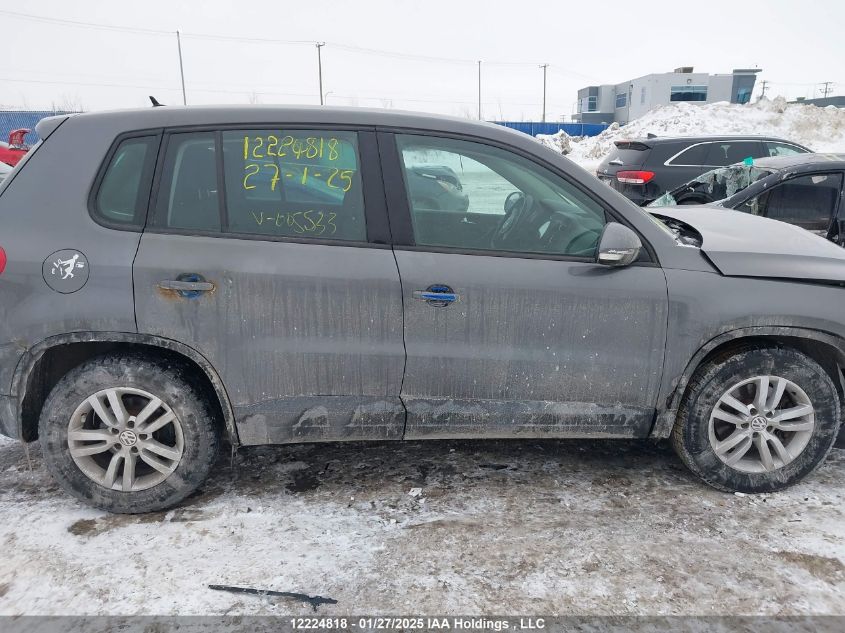 2012 Volkswagen Tiguan VIN: WVGBV7AX9CW005533 Lot: 12224818