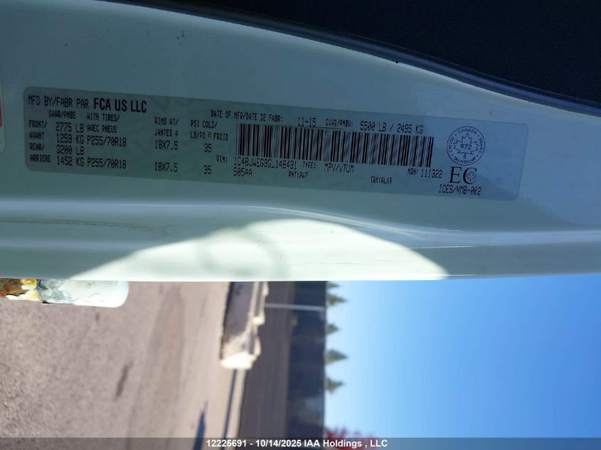 2016 Jeep Tj VIN: 1C4BJWEG9GL148431 Lot: 12225691