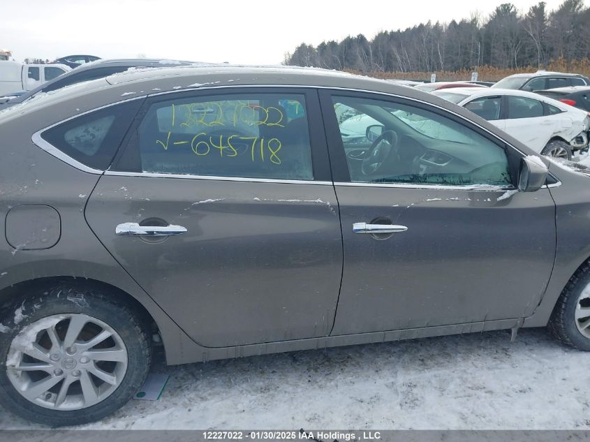 2015 Nissan Sentra 1.8 S/1.8 Sl/1.8 Sr/1.8 Sv VIN: 3N1AB7AP2FL645718 Lot: 12227022