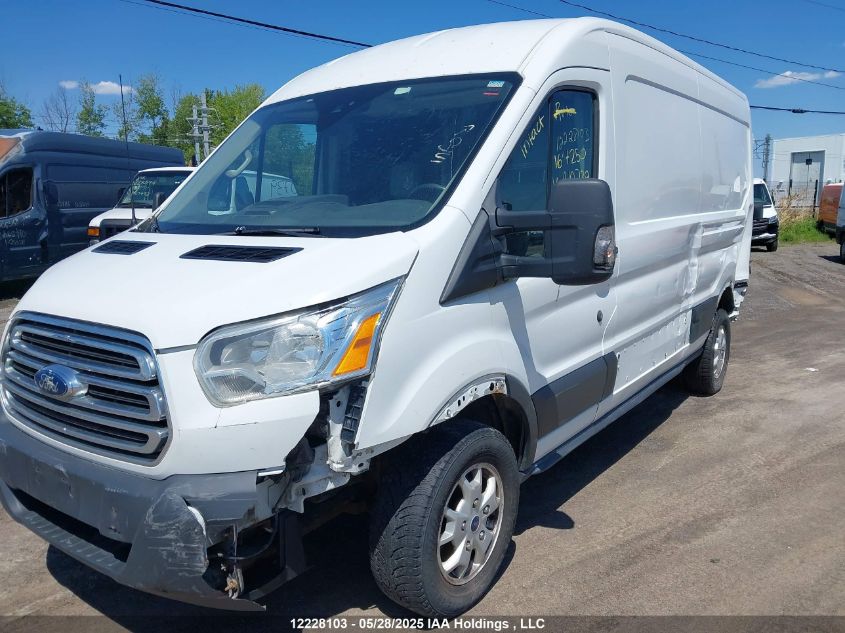 2016 Ford Transit-250 VIN: 1FTYR2CGXGKA10739 Lot: 12228103