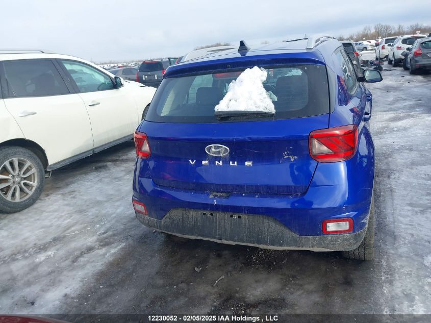 2022 Hyundai Venue VIN: KMHRC8A36NU168145 Lot: 12230052