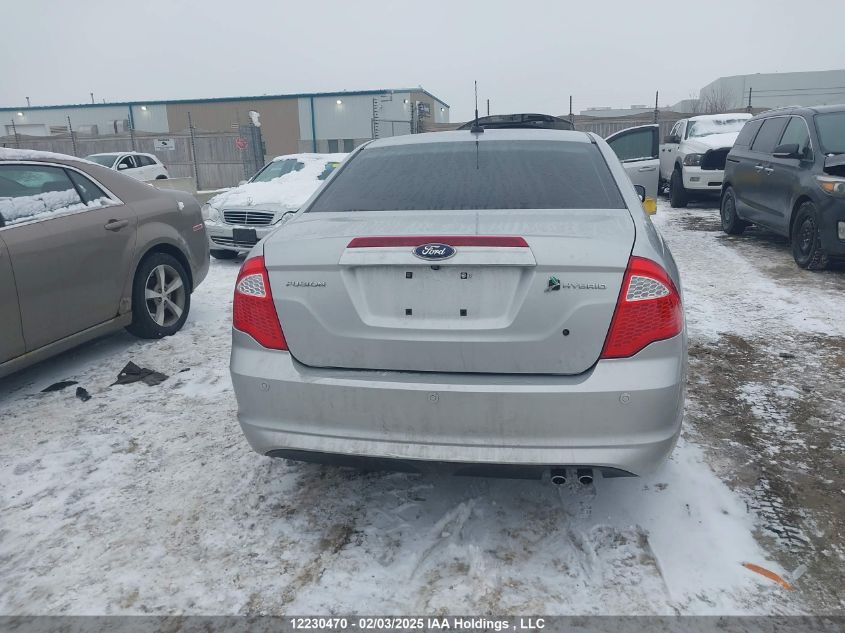 2010 Ford Fusion Hybrid Hybrid VIN: 3FADP0L35AR174141 Lot: 12230470