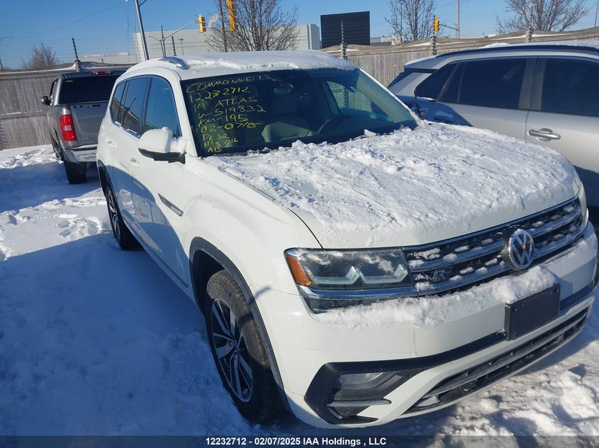 1V2TR2CA4KC519832 2019 Volkswagen Atlas 3.6 Fsi Execline auction photo 1