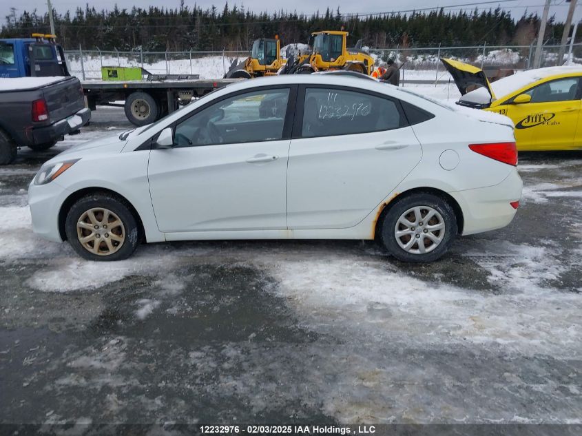 2014 Hyundai Accent L VIN: KMHCT4AE0EU762861 Lot: 12232976