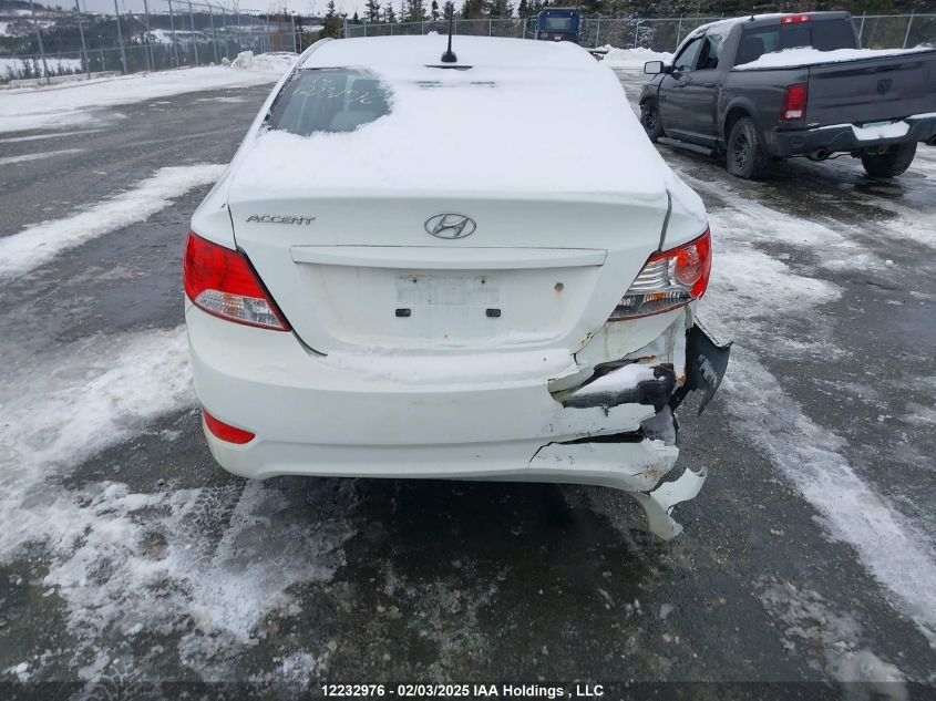 2014 Hyundai Accent L VIN: KMHCT4AE0EU762861 Lot: 12232976