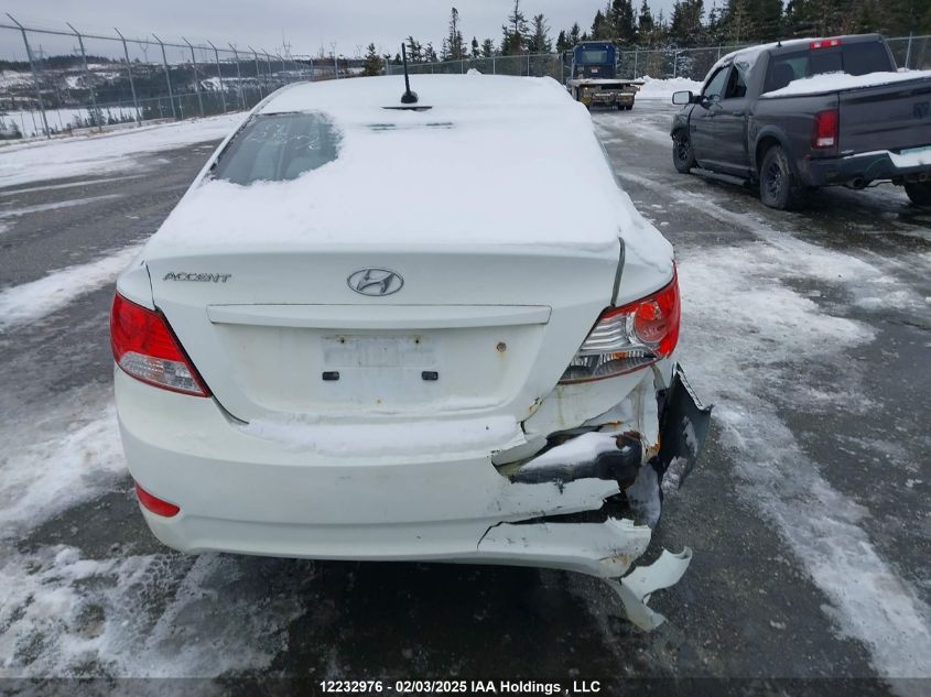 2014 Hyundai Accent L VIN: KMHCT4AE0EU762861 Lot: 12232976