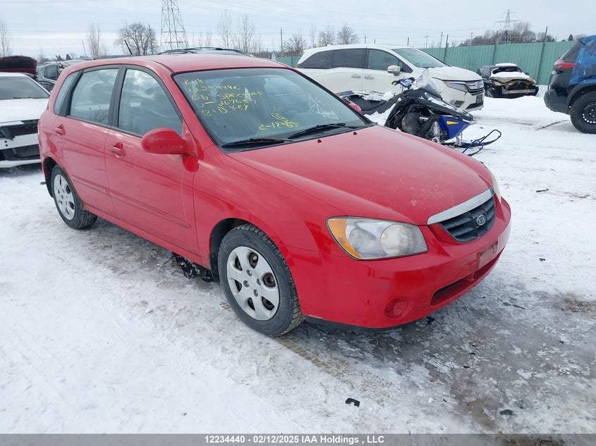 2006 Kia Spectra5 VIN: KNAFE161265367637 Lot: 12234440