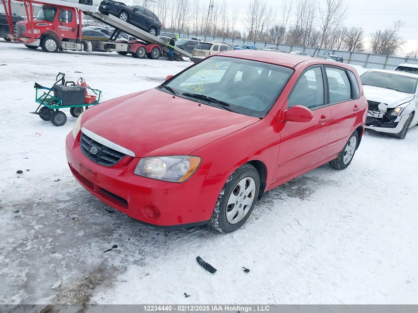 2006 Kia Spectra5 VIN: KNAFE161265367637 Lot: 12234440