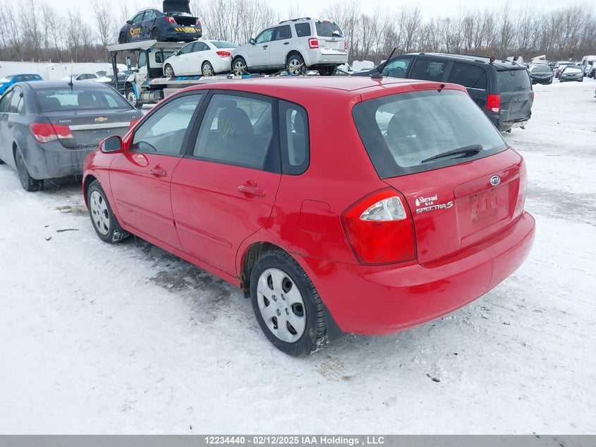 2006 Kia Spectra5 VIN: KNAFE161265367637 Lot: 12234440