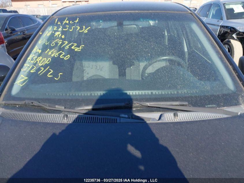 2010 Kia Rio VIN: KNADH4B34A6697628 Lot: 12235736