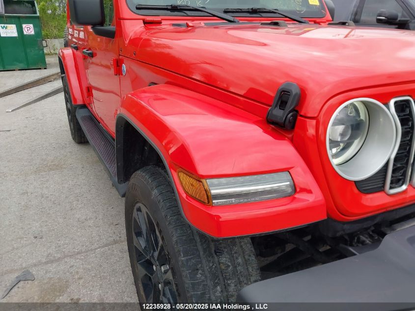 2024 Jeep Wrangler 4Xe 4-Door Sahara VIN: 1C4RJXP67RW156943 Lot: 12235928