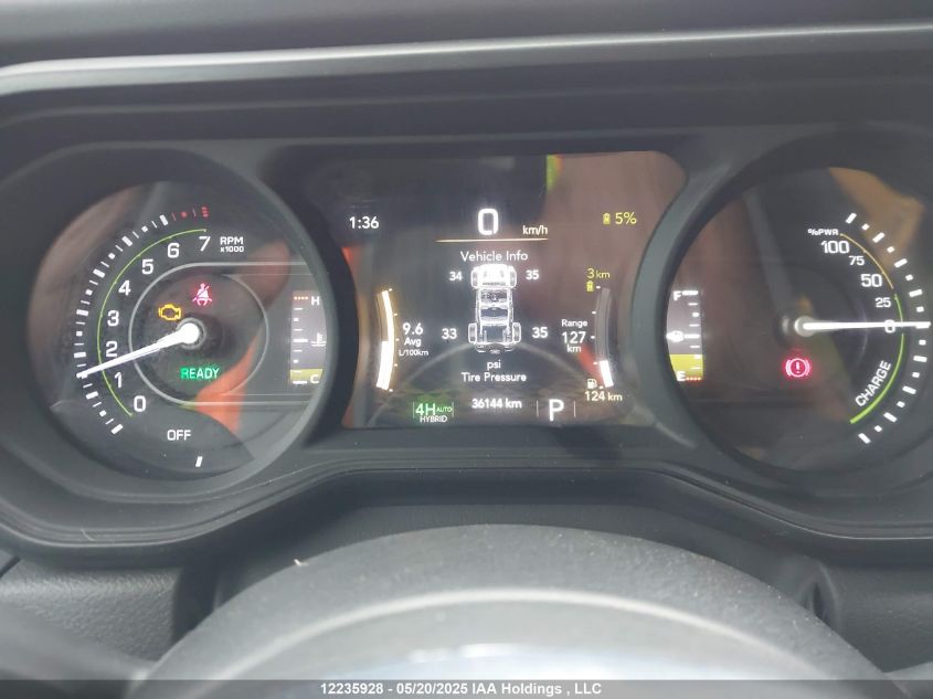 2024 Jeep Wrangler 4Xe 4-Door Sahara VIN: 1C4RJXP67RW156943 Lot: 12235928