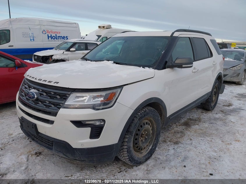 Vin: 1fm5k8d88jgb95607, lot: 2602678, ford explorer xlt 20182