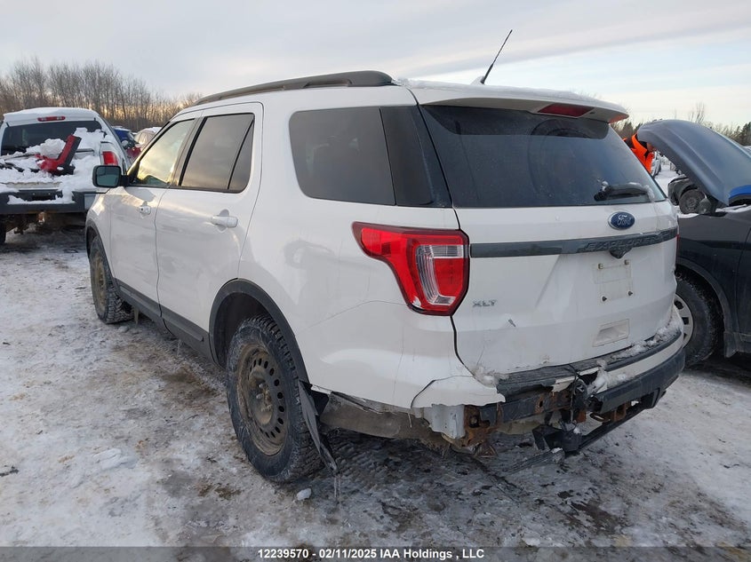 Vin: 1fm5k8d88jgb95607, lot: 2602678, ford explorer xlt 20183