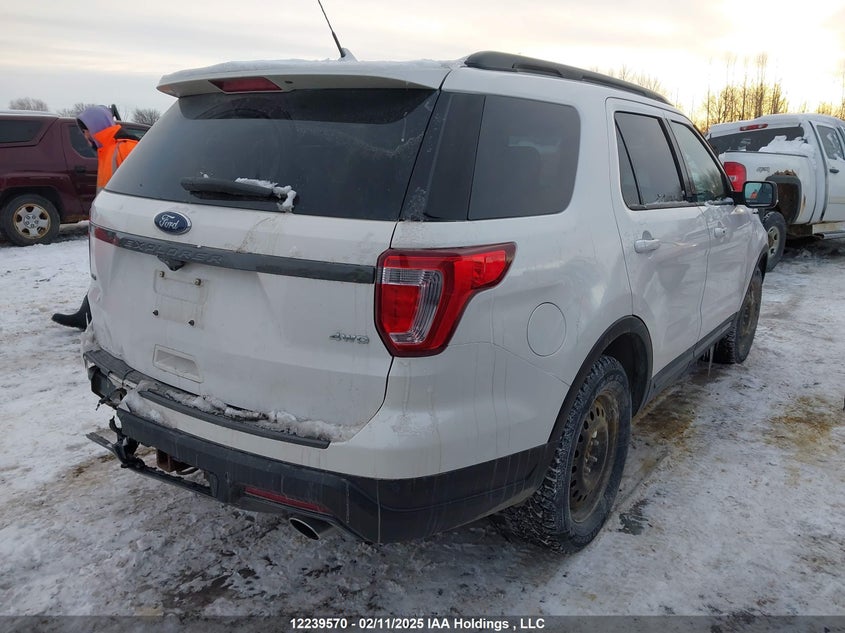 Vin: 1fm5k8d88jgb95607, lot: 2602678, ford explorer xlt 20184
