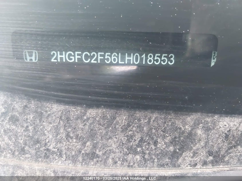 2HGFC2F56LH018553 2020 HONDA CIVIC photo no. 19