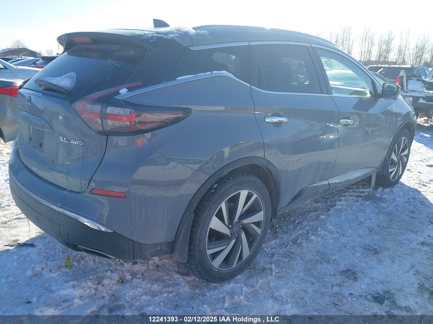 Vin: 5n1az2cs1pc123958, lot: 2604617, nissan murano sl 20234