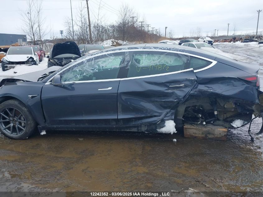 2019 Tesla Model 3 VIN: 5YJ3E1EB6KF414872 Lot: 12242352