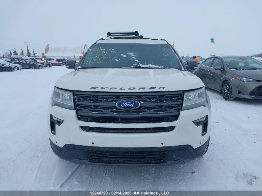 2019 Ford Explorer Xlt VIN: 1FM5K8DH0KGA17787 Lot: 12244720