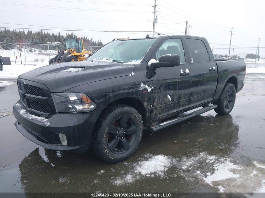 2022 Ram 1500 Classic Tradesman black pickup null 3C6RR7KT6NG224977 photo #3