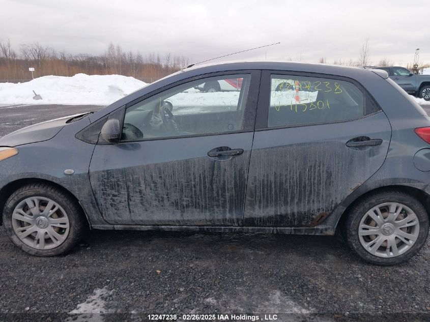 2011 Mazda Mazda2 VIN: JM1DE1HY7B0115801 Lot: 12247238