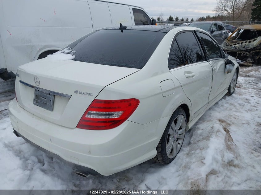 Vin: wddgf8bbxca635726, lot: 2611742, mercedes-benz c 300 4matic 20124
