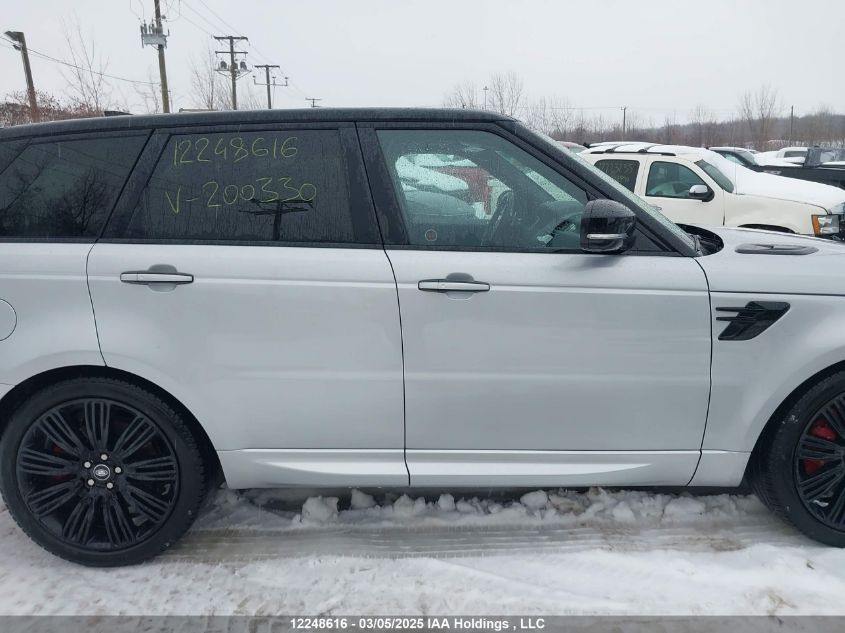 2022 Land Rover Range Rover Sport VIN: SALWV2SE8NA200330 Lot: 12248616
