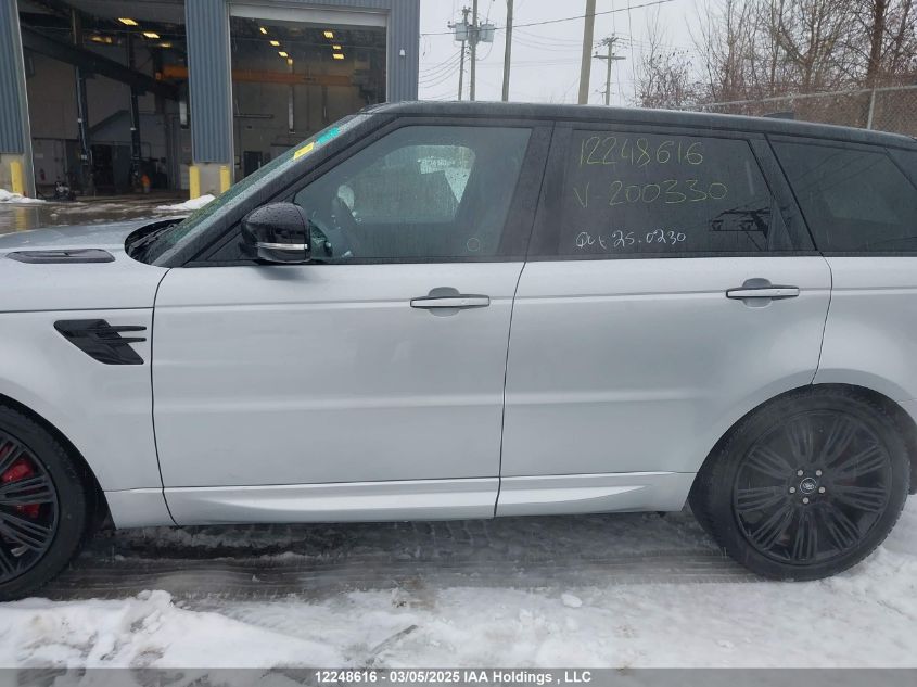 2022 Land Rover Range Rover Sport VIN: SALWV2SE8NA200330 Lot: 12248616