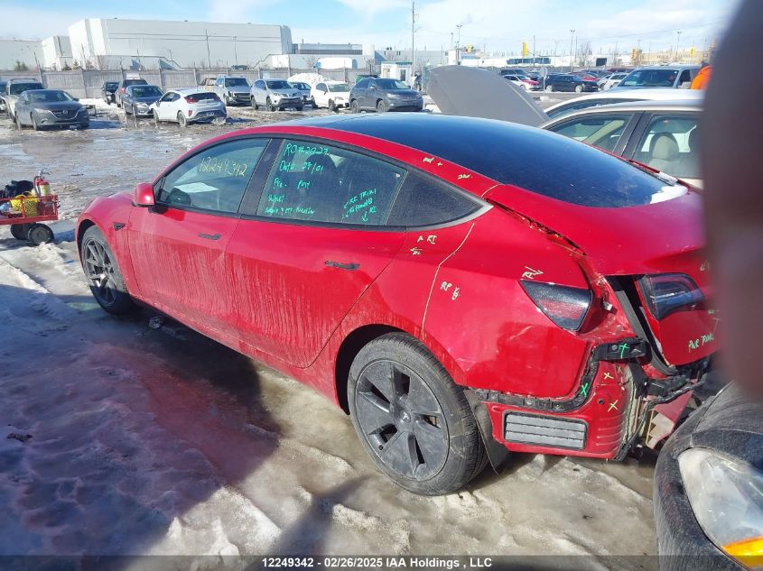 2021 Tesla Model 3 VIN: 5YJ3E1EB9MF987963 Lot: 12249342