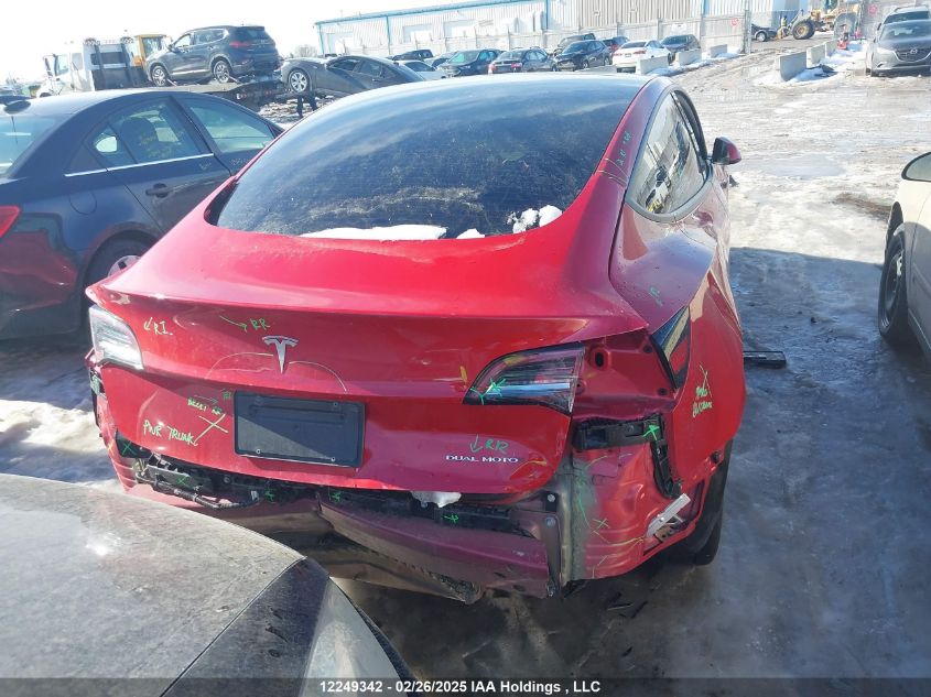 2021 Tesla Model 3 VIN: 5YJ3E1EB9MF987963 Lot: 12249342