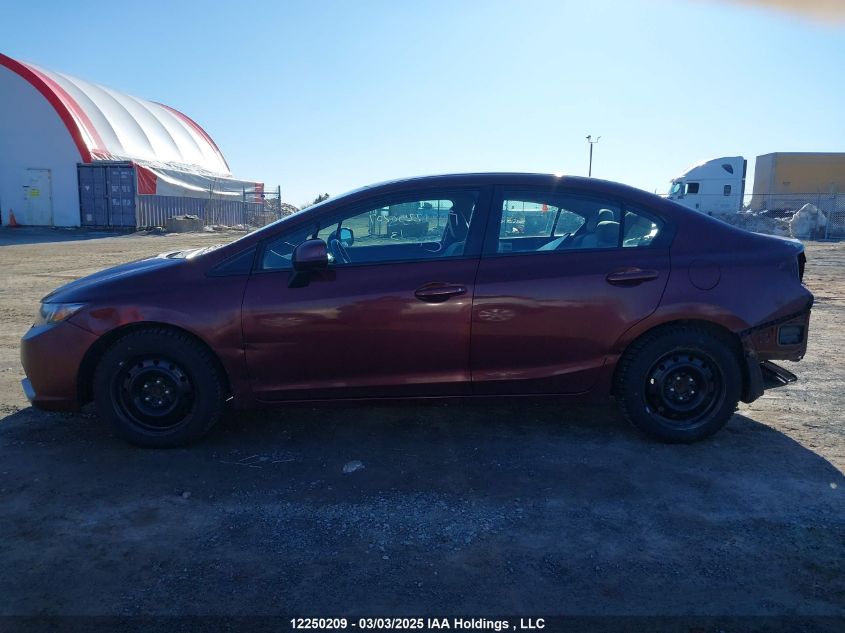 2013 Honda Civic Sdn VIN: 2HGFB2F49DH016095 Lot: 12250209