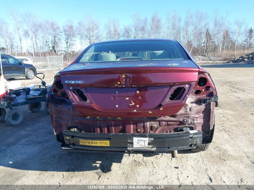 2013 Honda Civic Sdn VIN: 2HGFB2F49DH016095 Lot: 12250209