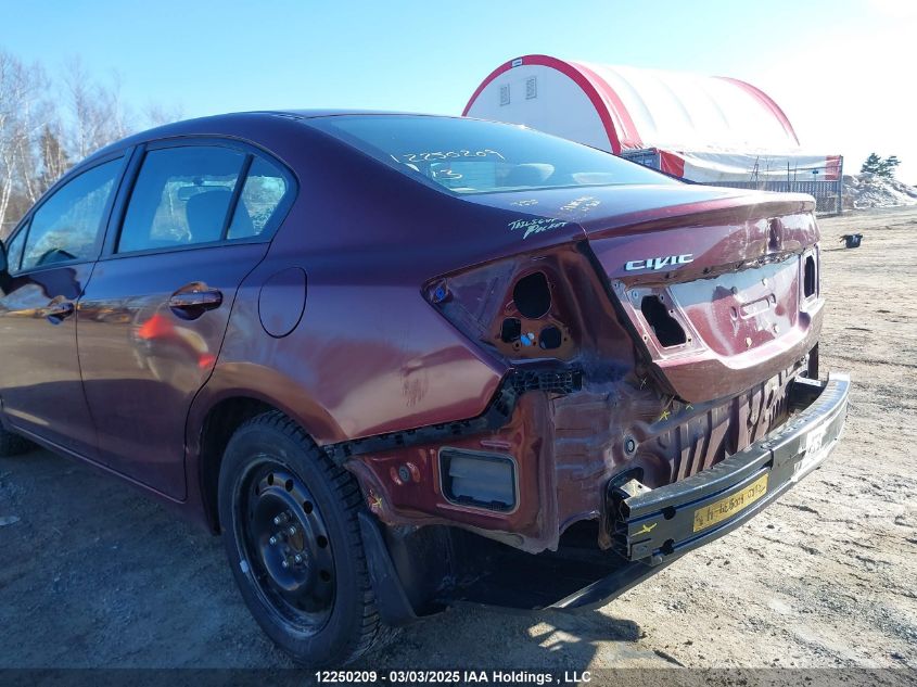 2013 Honda Civic Sdn VIN: 2HGFB2F49DH016095 Lot: 12250209