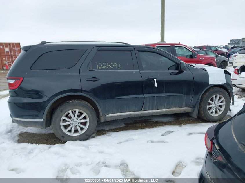 2014 Dodge Durango Sxt VIN: 1C4RDJAGXEC976905 Lot: 12250931